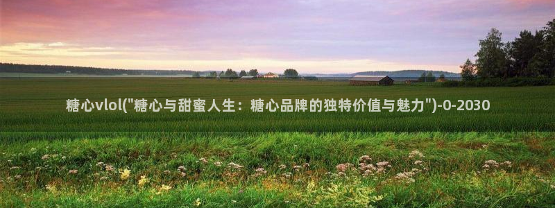 糖心vlog号
